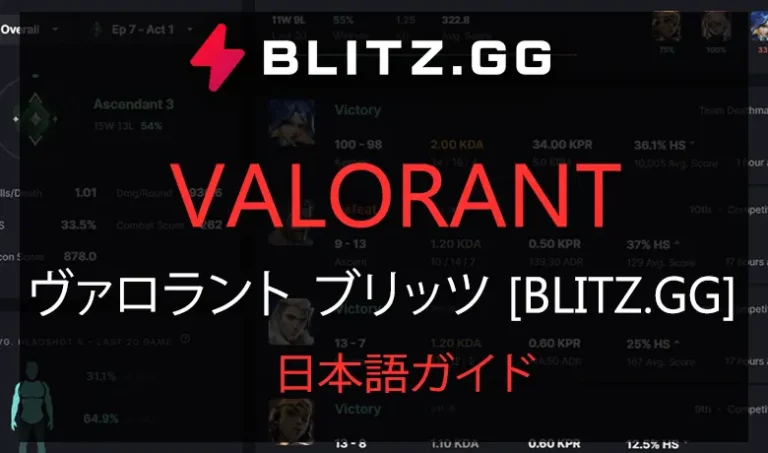 Valorant: ヴァロラント ブリッツ [Blitz.gg] - 日本語ガイド